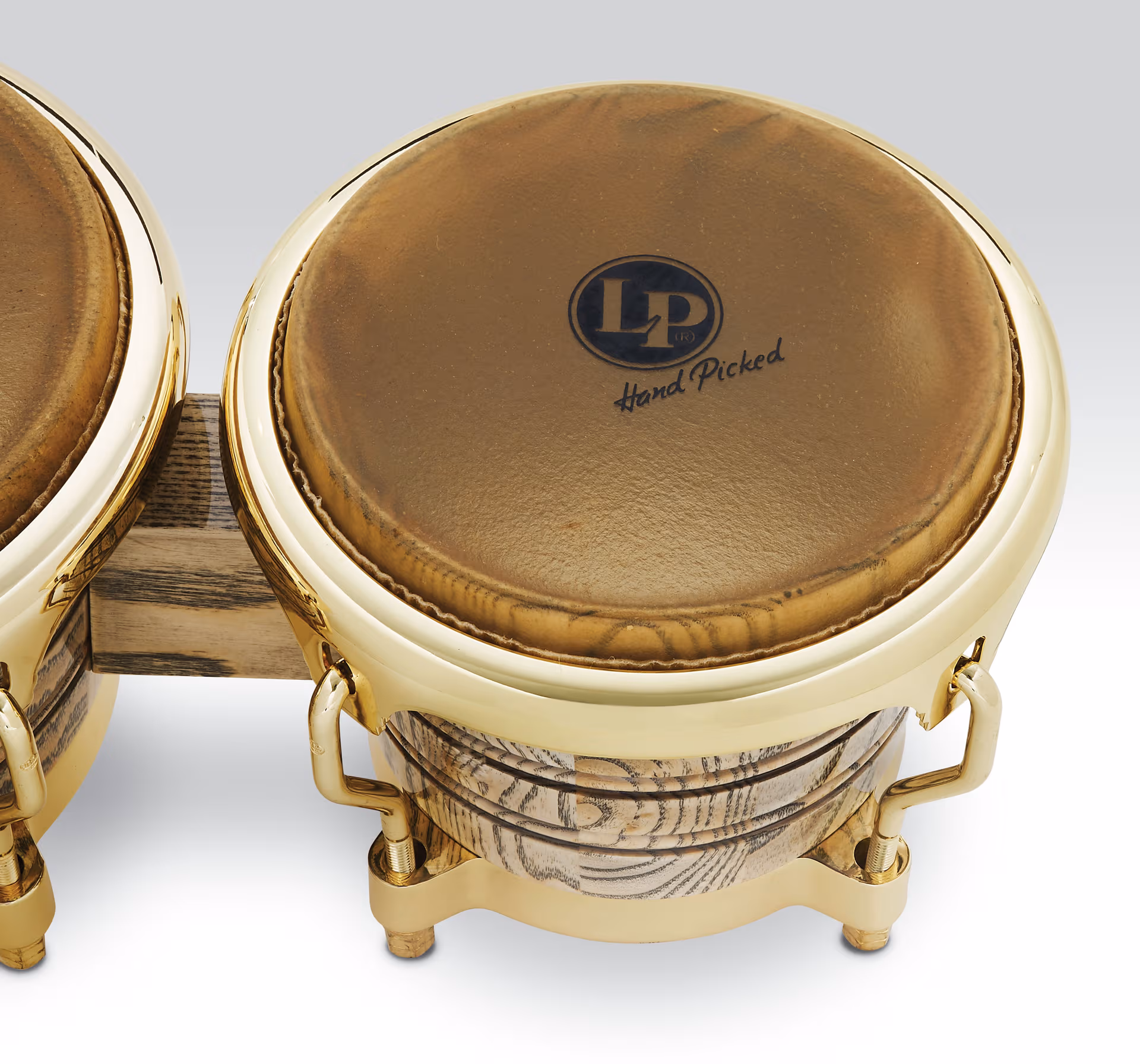 LP Galaxy Giovanni Series Ash Wood Bongo W/Gold Hardware 7.25" & 8.625" - product image
