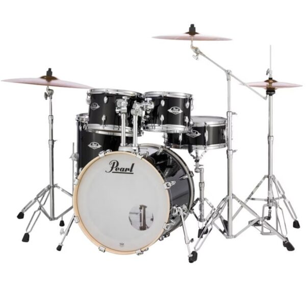 Pearl Export EXX725SP/C 5-Piece Drum Kit with HWP-535 Hardware Pack - Jet Black (31) - product image