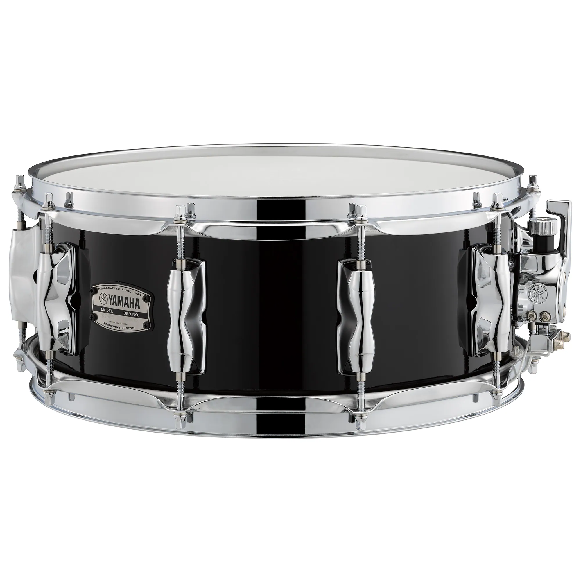 Yamaha Recording Custom 14x5.5" Birch Snare Drum – RBS1455 Solid Black - product image