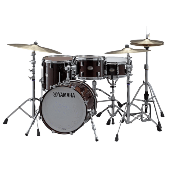 Yamaha Absolute Hybrid Maple 6-Piece Shell Pack – Classic Walnut - Yamaha Absolute Hybrid Maple six-piece shell pack in Classic Walnut
