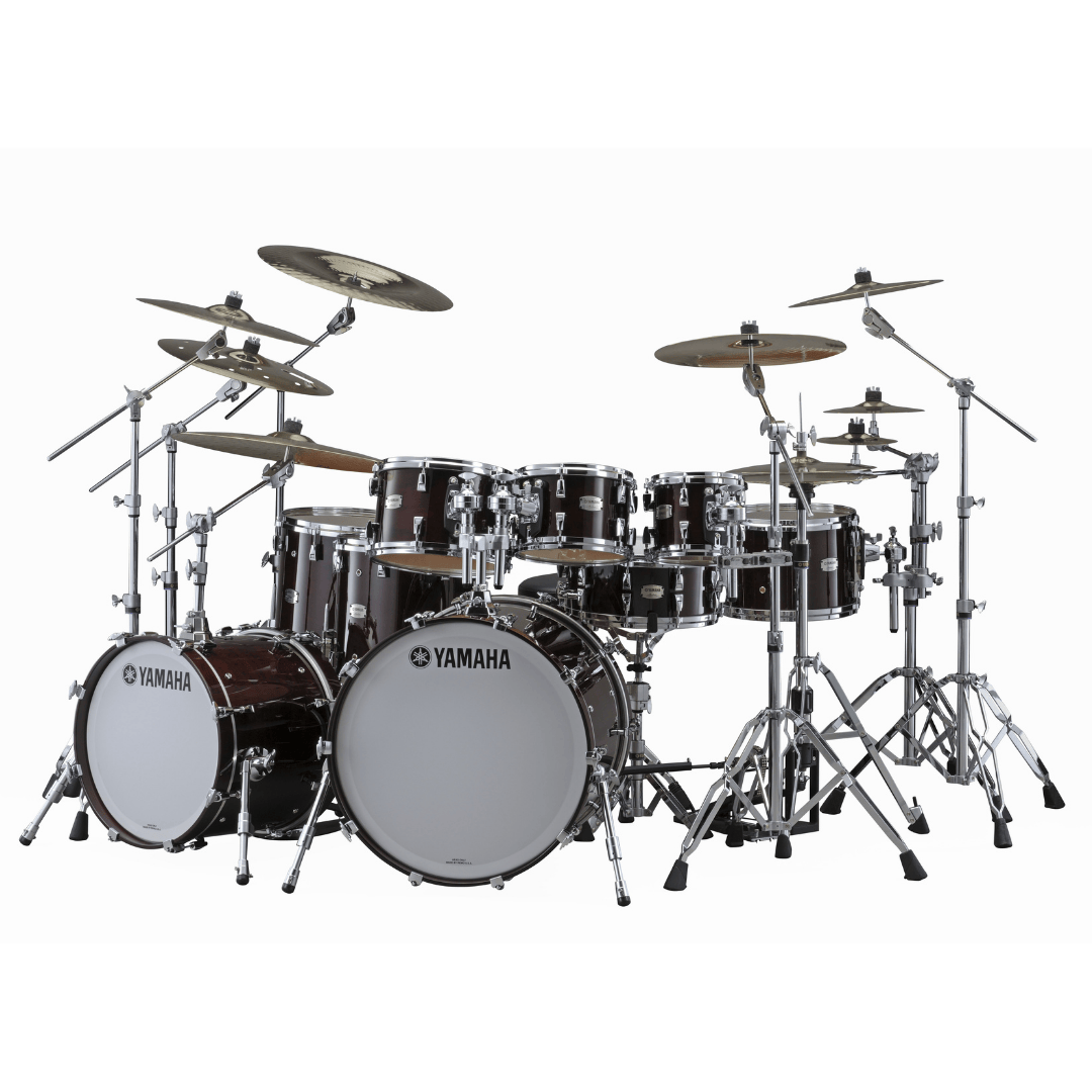Yamaha Absolute Hybrid Maple 6-Piece Shell Pack – Classic Walnut - Yamaha Absolute Hybrid Maple six-piece shell pack in Classic Walnut – product image 2