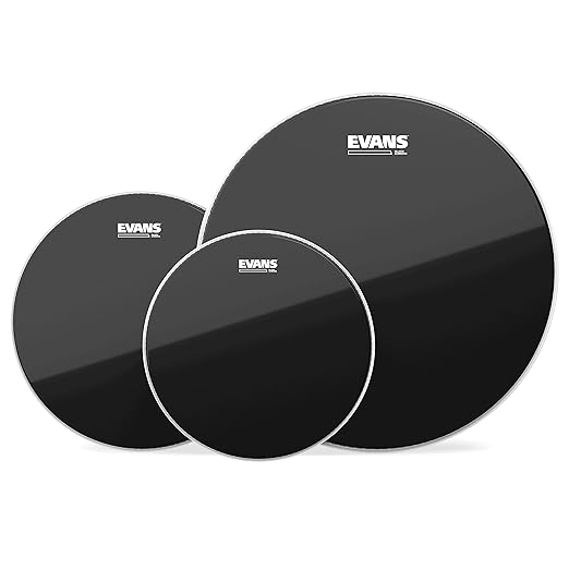 Evans ETP-CHR-R (10,12,16) Tom Pack Drumhead Black Chrome Rock - product image