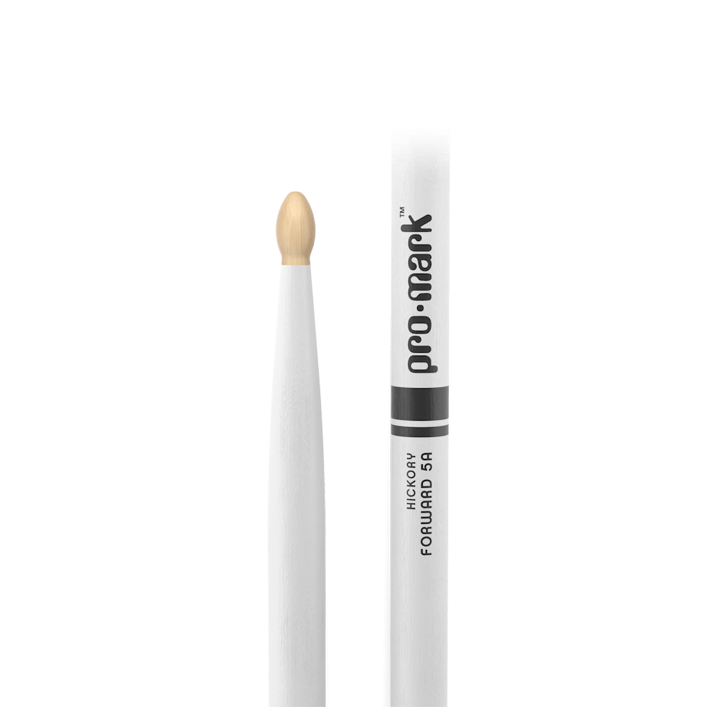Promark 5A White Wood Tip Classic Forward Drum Sticks - product image