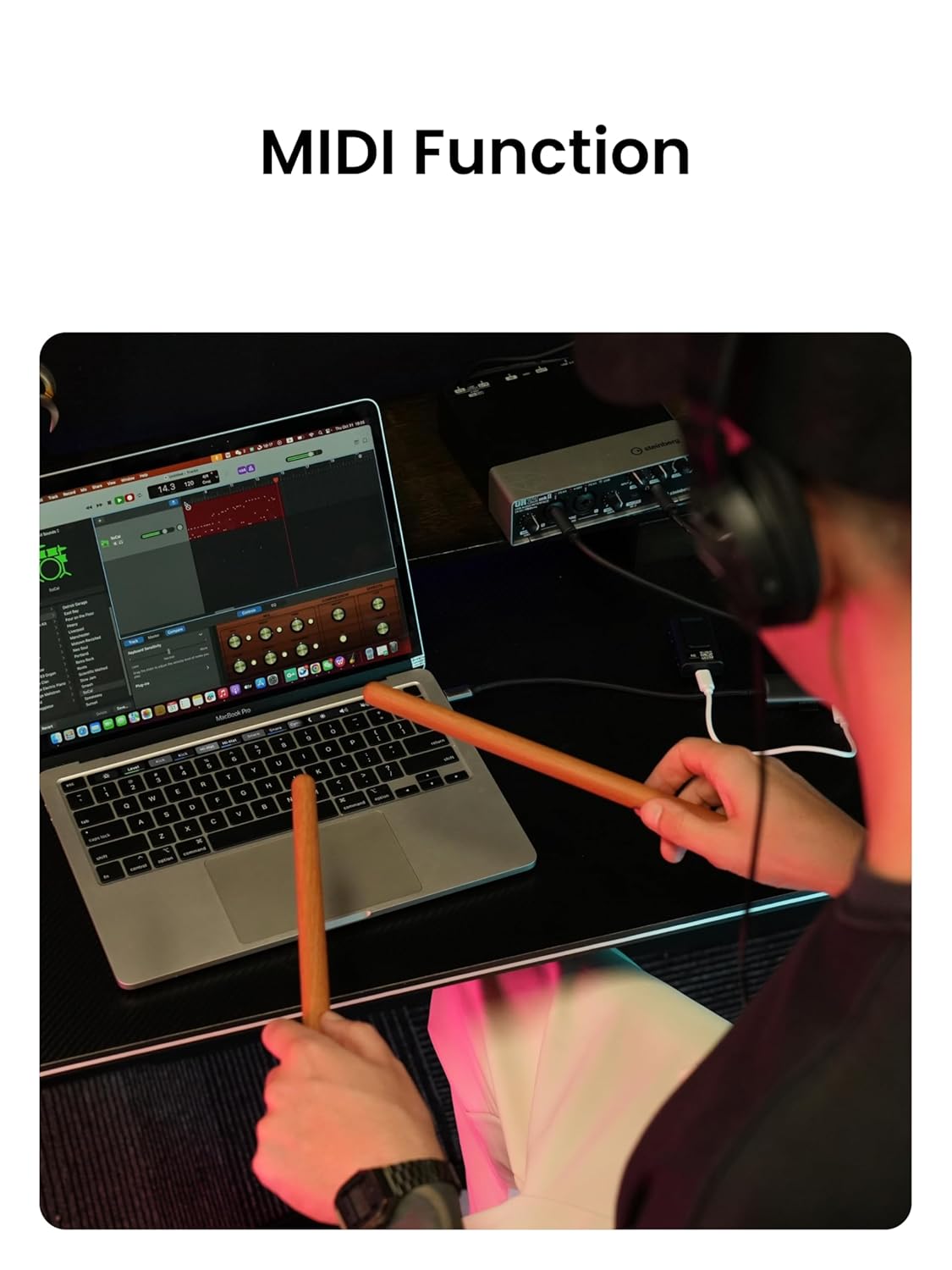 Aeroband Pocket Drum 2 Max - Electronic Air Drumming Set - product image