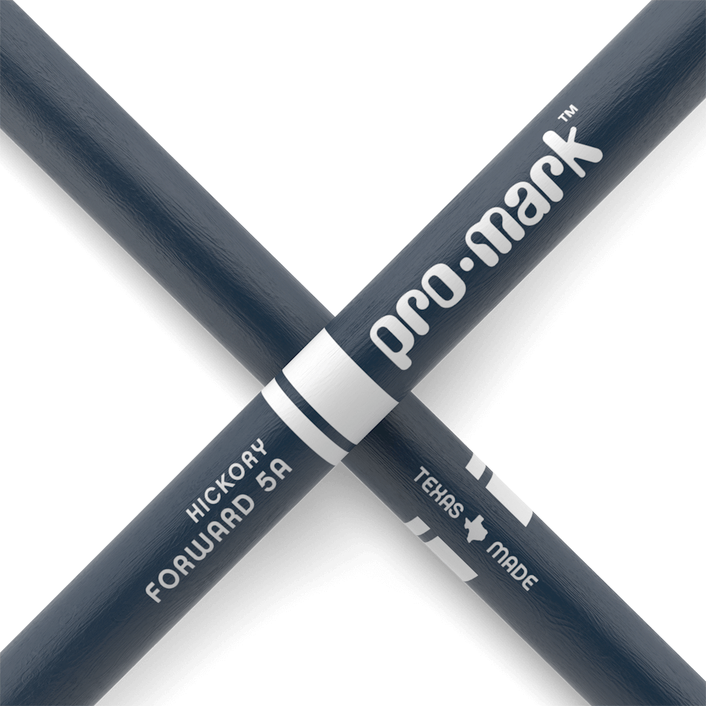 Promark 5A Blue Wood Tip Classic Forward Drum Sticks - product image