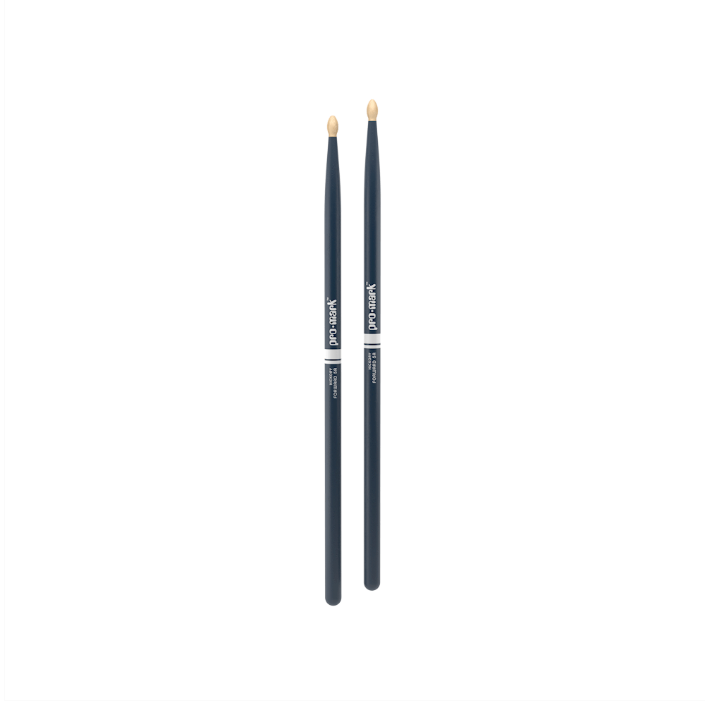 Promark 5A Blue Wood Tip Classic Forward Drum Sticks - product image