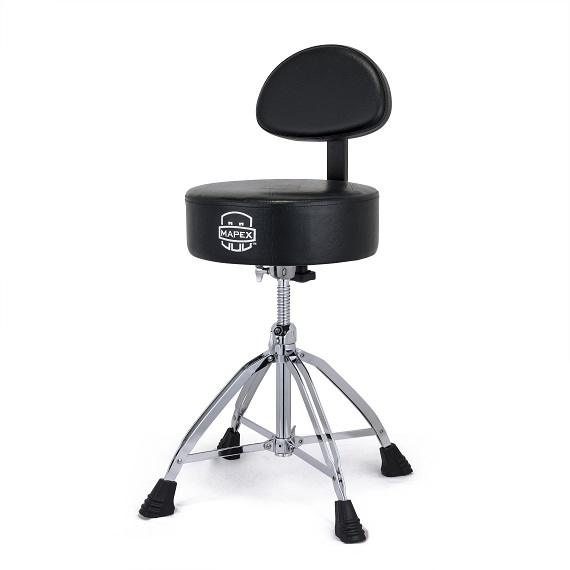 Mapex Drum Throne W/Back Rest Round Seat - product image