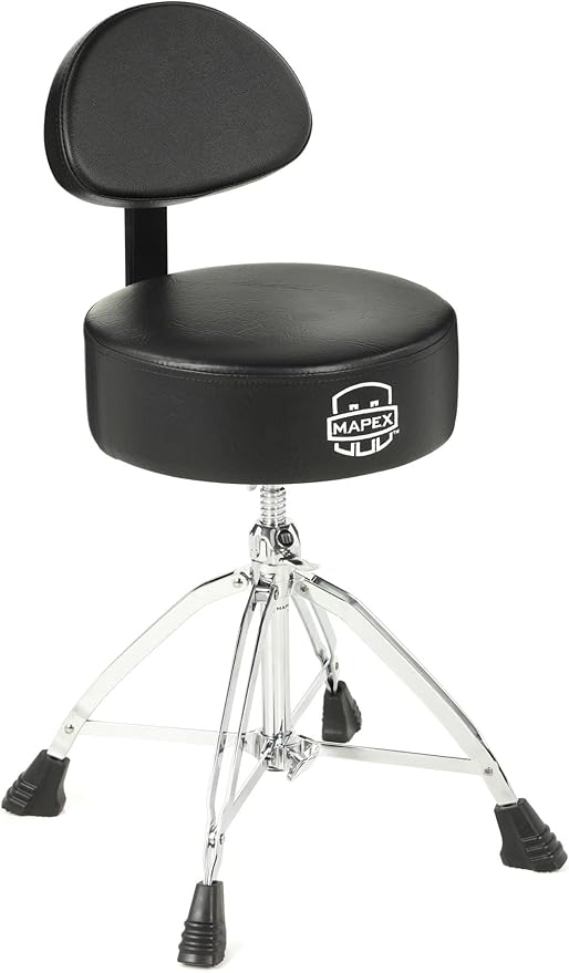 Mapex Drum Throne W/Back Rest Round Seat - product image