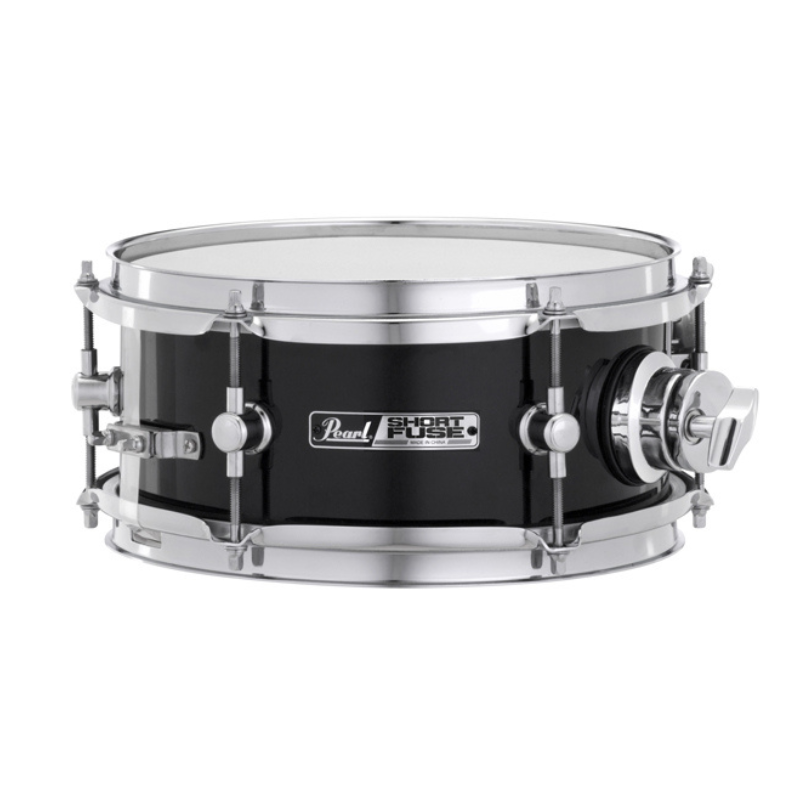 Pearl Short Fuse Jet Black 10" X 4.5" Pearl Short Fuse 10x4.5" Snare Drum – Jet Black (SFS10/C31)Snare Drum - product image