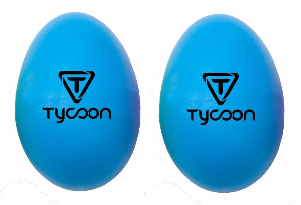 Tycoon TE-B Plastic Egg Shakers Blue - product image