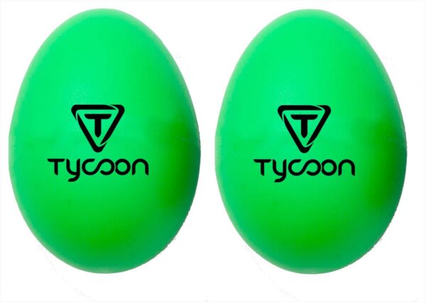 Tycoon TE-G Plastic Egg Shakers Green - product image