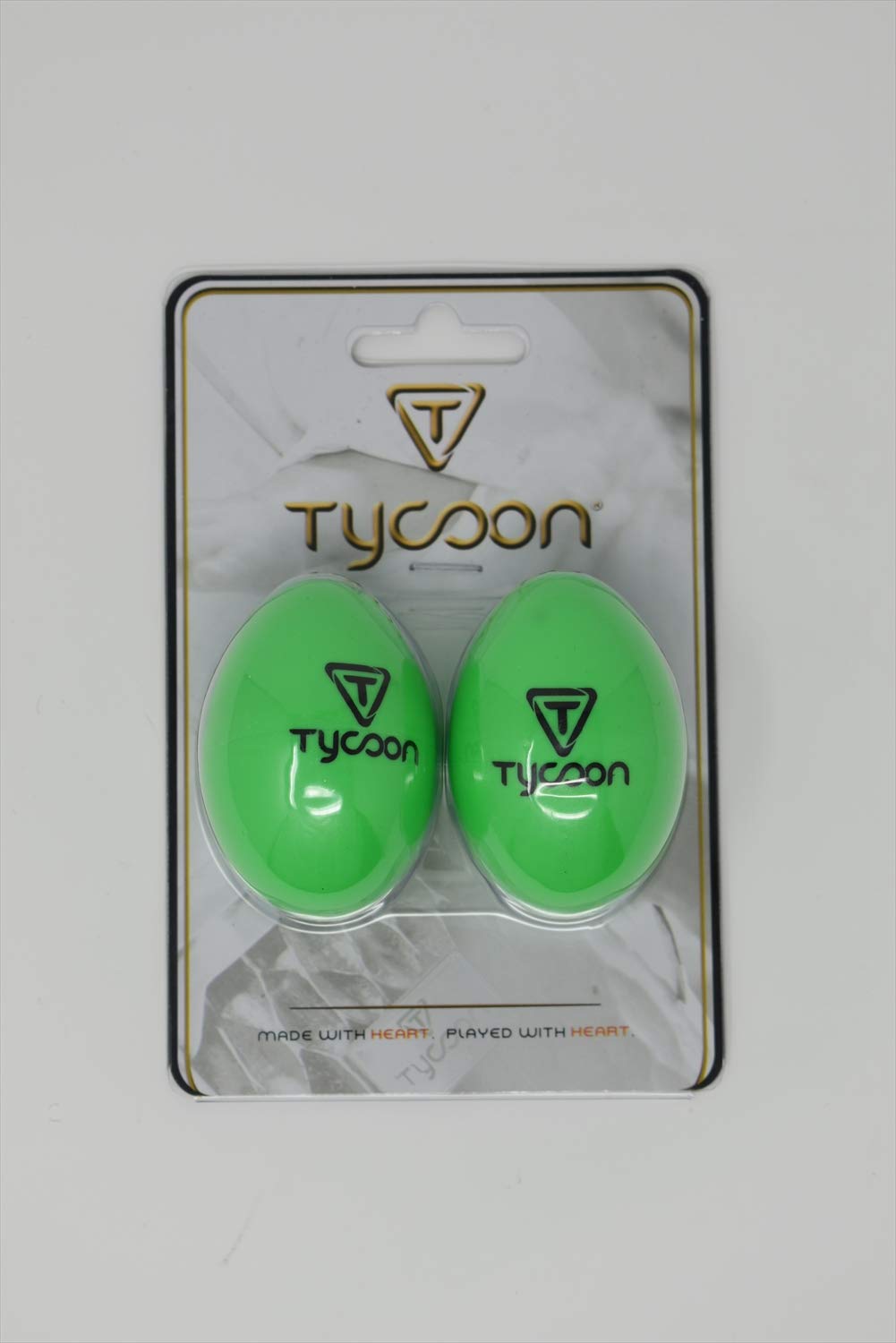 Tycoon TE-G Plastic Egg Shakers Green - product image