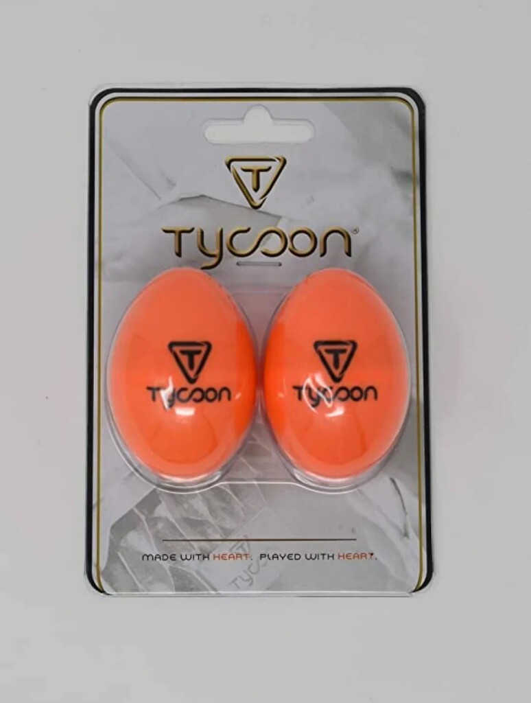 Tycoon TE-O Plastic Egg Shakers Orange - product image