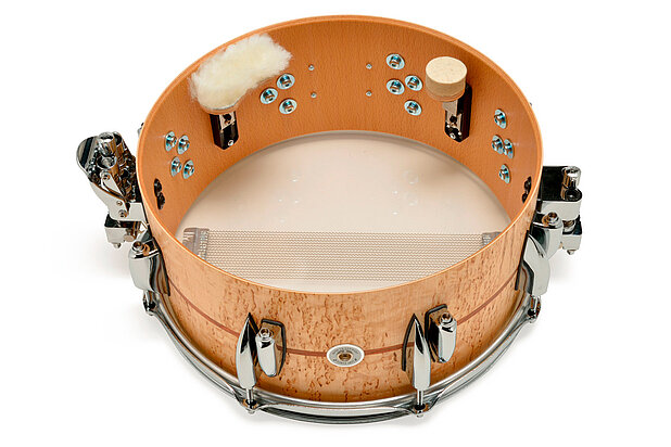 Sonor Benny Greb Signature Snare Drum – 13x5.75" Beech Shell, Scandinavian Birch with Bubinga Inlay - product image