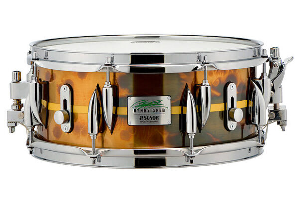 Sonor Benny Greb Signature Snare Drum – 13x5.75" Aged Brass - product image