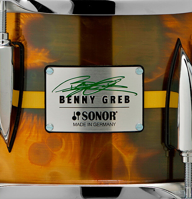 Sonor Benny Greb Signature Snare Drum – 13x5.75" Aged Brass - product image