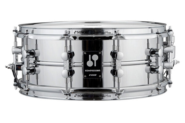 Sonor Kompressor Series 14x5.75" Steel Snare Drum – Chrome Plated - product image
