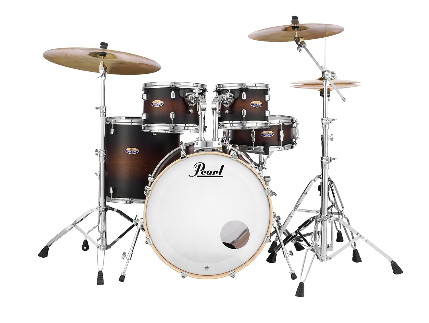Pearl Decade Maple DMP925SP/C (260) 5-Piece Shell Pack, Satin Brown Burst - product image