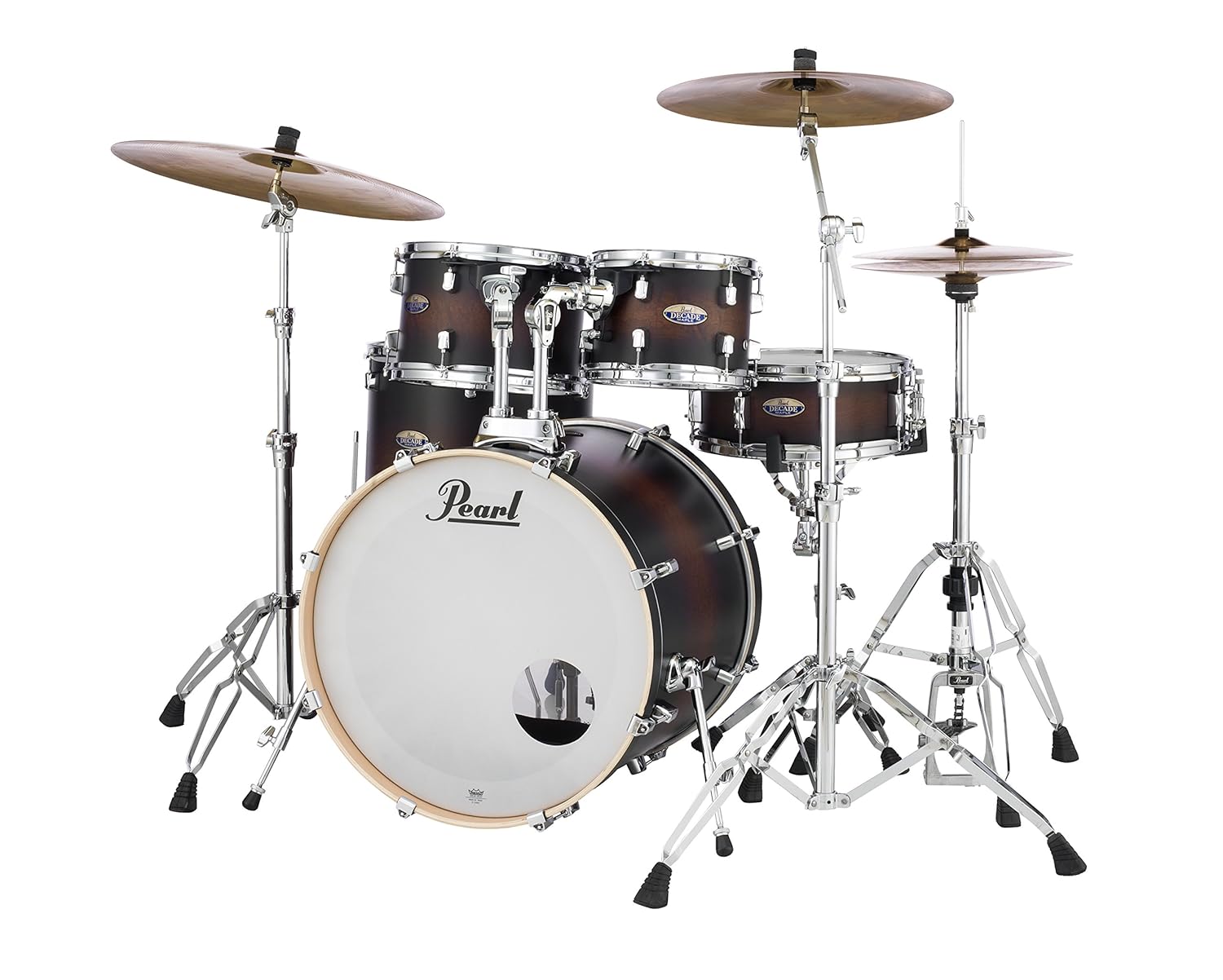Pearl Decade Maple DMP925SP/C (260) 5-Piece Shell Pack, Satin Brown Burst - product image