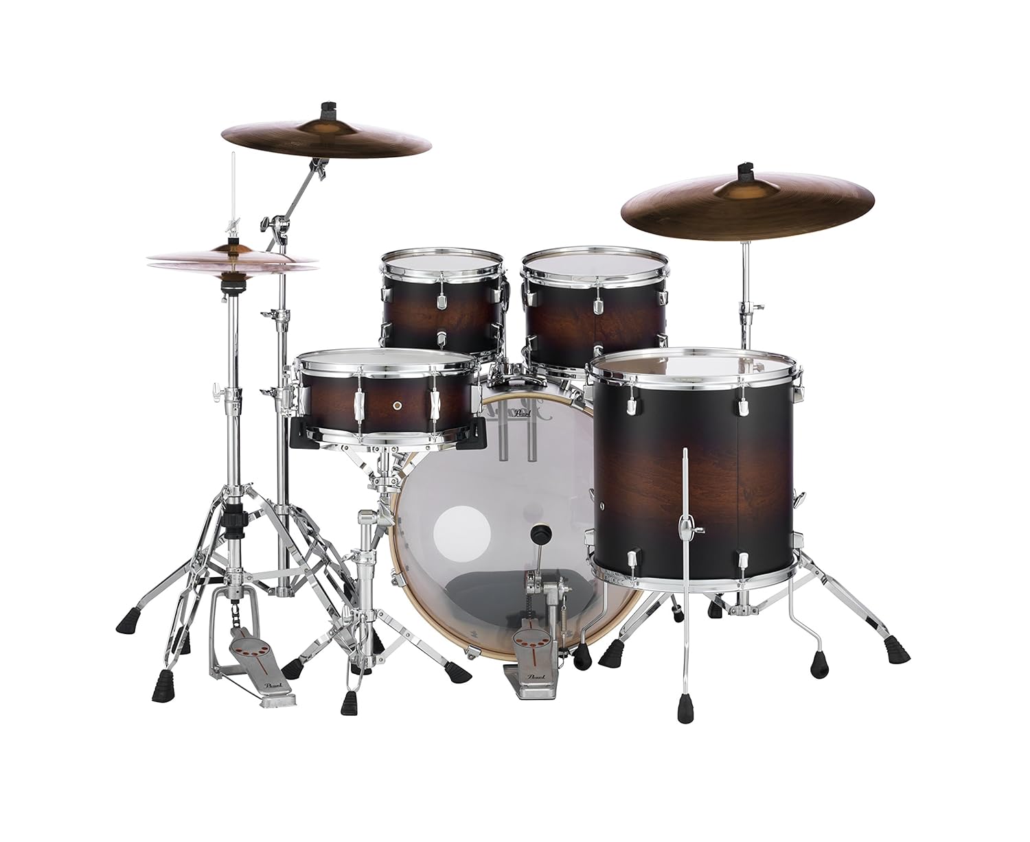Pearl Decade Maple DMP925SP/C (260) 5-Piece Shell Pack, Satin Brown Burst - product image