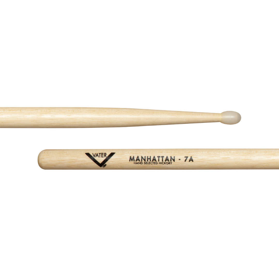 Vater Manhattan 7A Hickory Drumsticks - Nylon Tip - product image