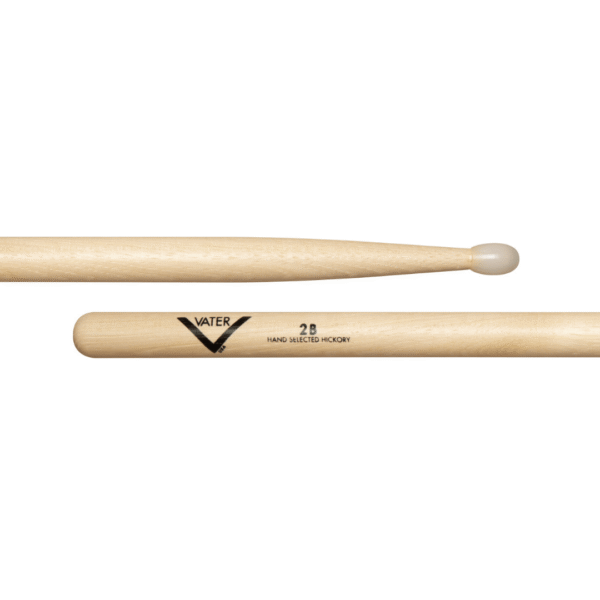 Vater 2B Hickory Drumsticks - Nylon Tip - product image