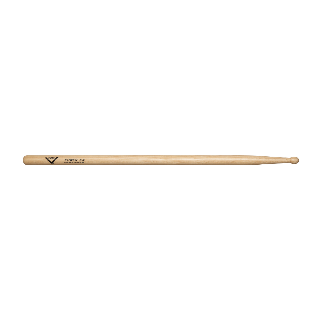 Vater Power 5A Hickory Drumsticks - Wood Tip - product image