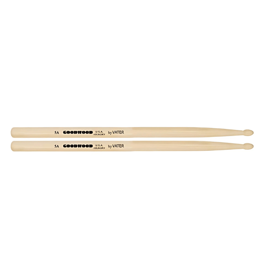 Vater Goodwood 5A Hickory Drumsticks - Wood Tip - product image