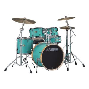 Yamaha Stage Custom Birch SBP2F5 5-Piece Shell Pack - Matte Surf Green