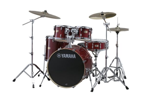Yamaha Stage Custom Birch SBP2F5 5-Piece Shell Pack - Cranberry Red - product image