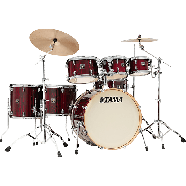 Tama Superstar Classic CL72RSP-GGP 7-Piece Shell Pack, Gloss Garnet Lacebark Pine - product image