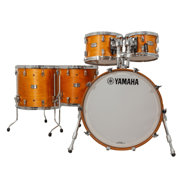 Yamaha Absolute Hybrid Maple 6-Piece Shell Pack – Vintage Natural - Yamaha Absolute Hybrid Maple six-piece shell pack in Vintage Natural