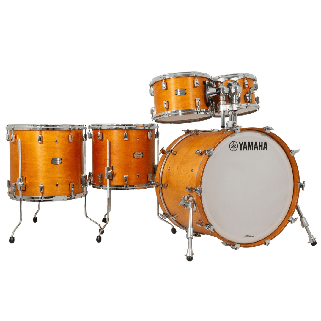 Yamaha Absolute Hybrid Maple 6-Piece Shell Pack – Vintage Natural - Yamaha Absolute Hybrid Maple six-piece shell pack in Vintage Natural – product image 2