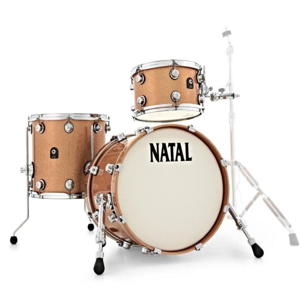 Natal Cafe Racer Traditional Jazz 3-Piece Shell Pack in Champagne Sparkle - product image
