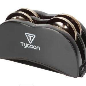 Tycoon Percussion Foot Tambourine (Bright Brass Jingles)