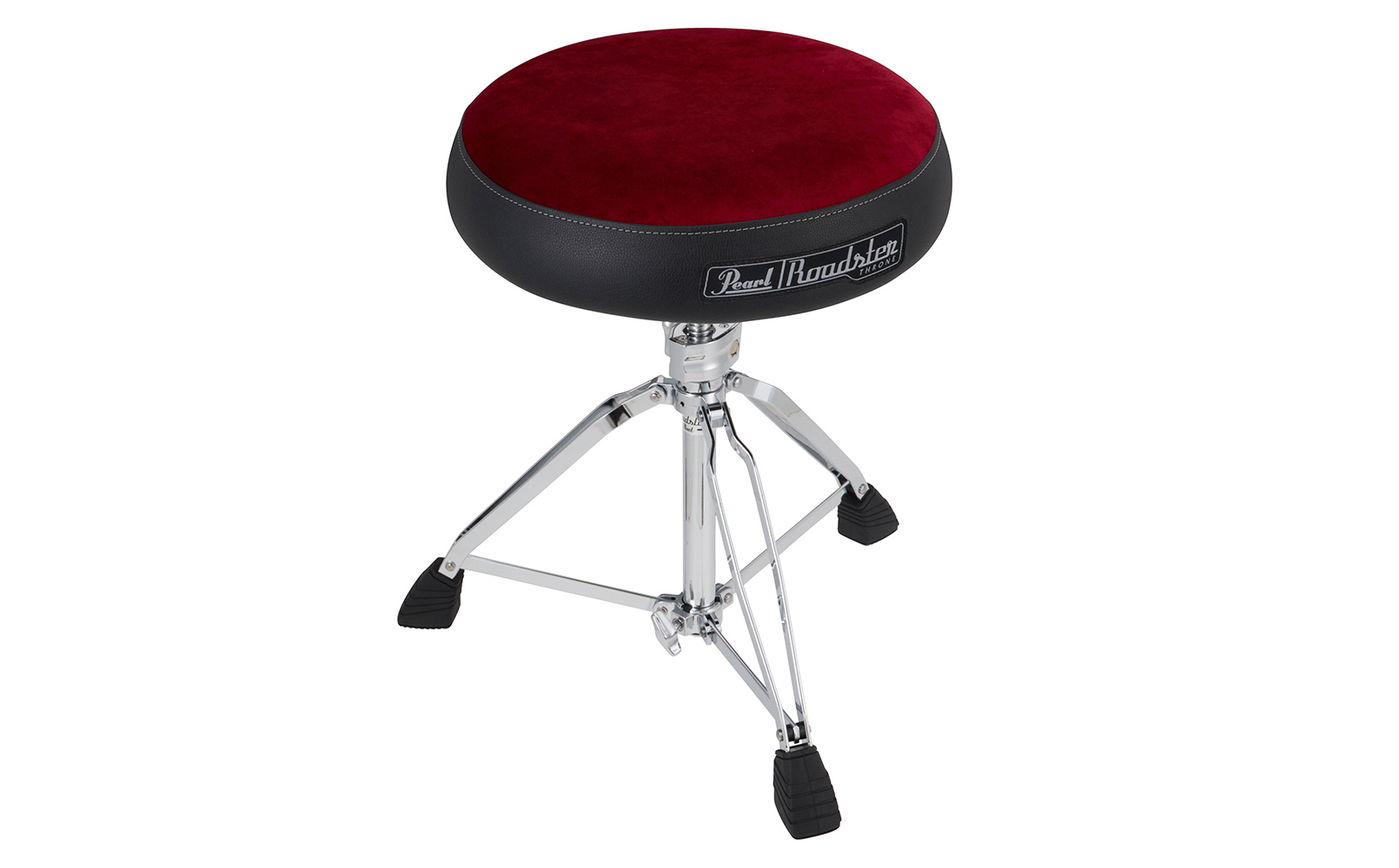 Pearl D1500RST Roadster Multi-Core Drum Throne - Red Top - product image