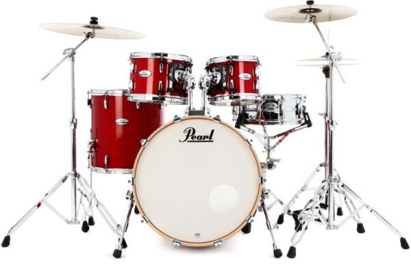 Pearl Masters Maple 5-Pc Shell Pack w Tom Holders – Sequoia Red - product image