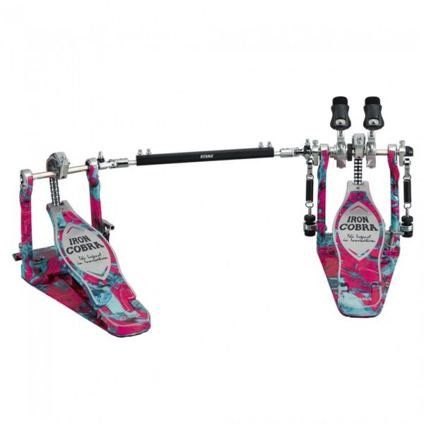 Tama Iron Cobra 900 Power Glide Twin Pedal in Marble Coral - product image
