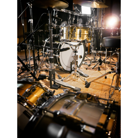Yamaha Recording Custom drums in a professional recording session