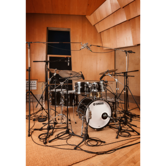 Yamaha Recording Custom 5-Piece Shell Pack – Solid Black - Yamaha Recording Custom 5-Piece Solid Black configuration