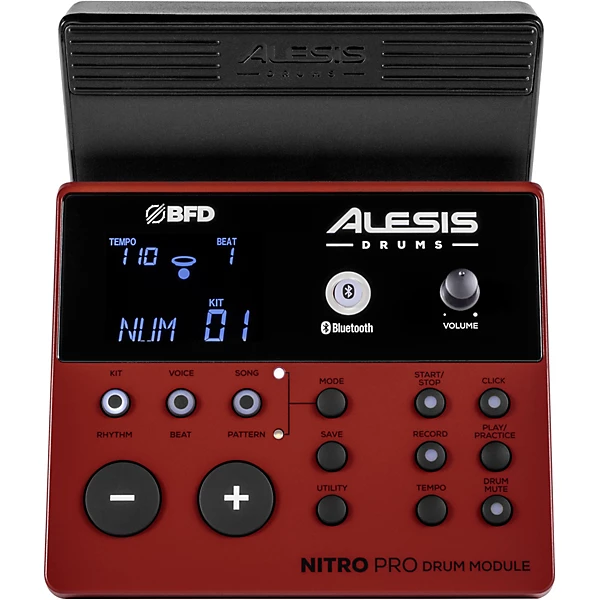 Alesis Nitro Pro XL 10-Piece Electronic Drum Kit With Dual Zone Quiet Mesh Heads - product image