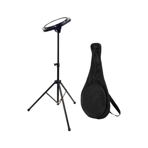 On-Stage DFP5500 Drum Practice Pad with Stand and Bag - product image