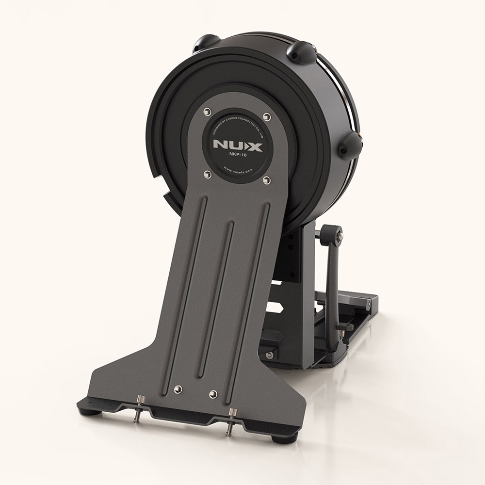 Rear view of the NUX DM-8 10-inch mesh kick tower