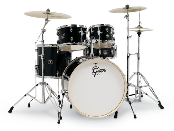 Gretsch Energy 5-Piece Drum Kit with Hardware – Black - product image