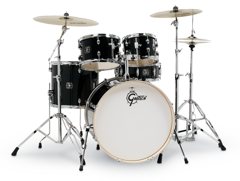 Gretsch Energy 5-Piece Drum Kit with Hardware – Black - product image
