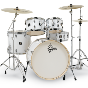Gretsch Energy 5-Piece Drum Kit with Hardware – White
