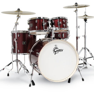 Gretsch Energy 5-Piece Drum Kit with Hardware – Ruby Sparkle