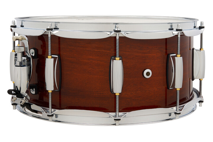 Gretsch Full Range 14x6.5" Mahogany/Maple Snare Drum – Gloss Natural - product image