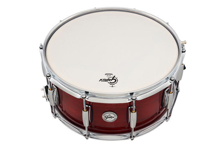 Gretsch Full Range 14x6.5" Mahogany/Maple Snare Drum – Gloss Natural - product image