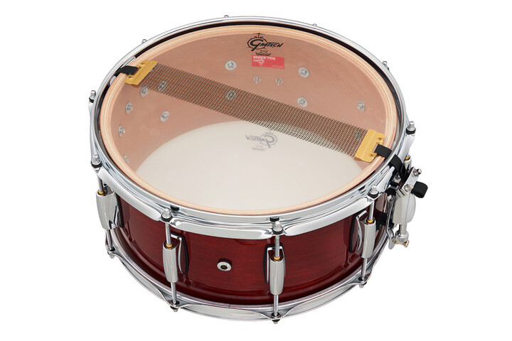 Gretsch Full Range 14x6.5" Mahogany/Maple Snare Drum – Gloss Natural - product image